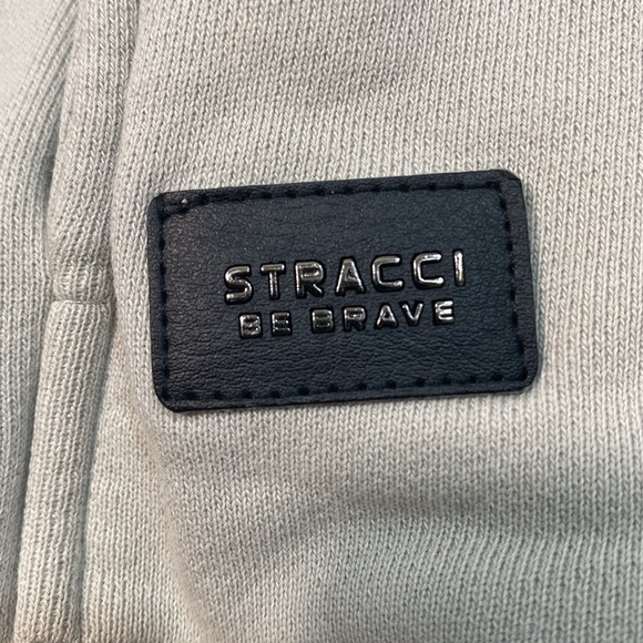 Stracci Be Brave High Neck Beige Sweatshirt - Picture 4 of 9